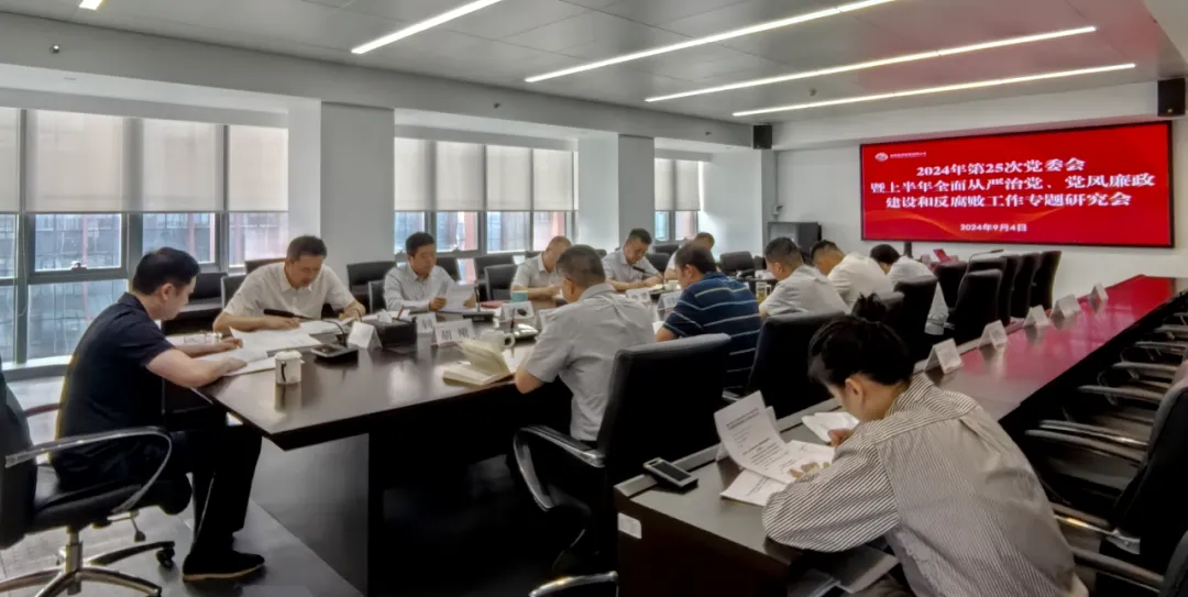 公司召開2024年上半年全面從嚴(yán)治黨、黨風(fēng)廉政建設(shè)和反腐敗工作專題研究會